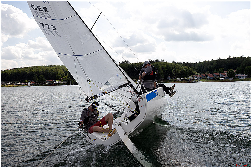 J70 - WOODLAND, 12.06.2021 Segelboot; Segeln; Woodland; Spinnaker; J70; Sorpesee; Sauerland